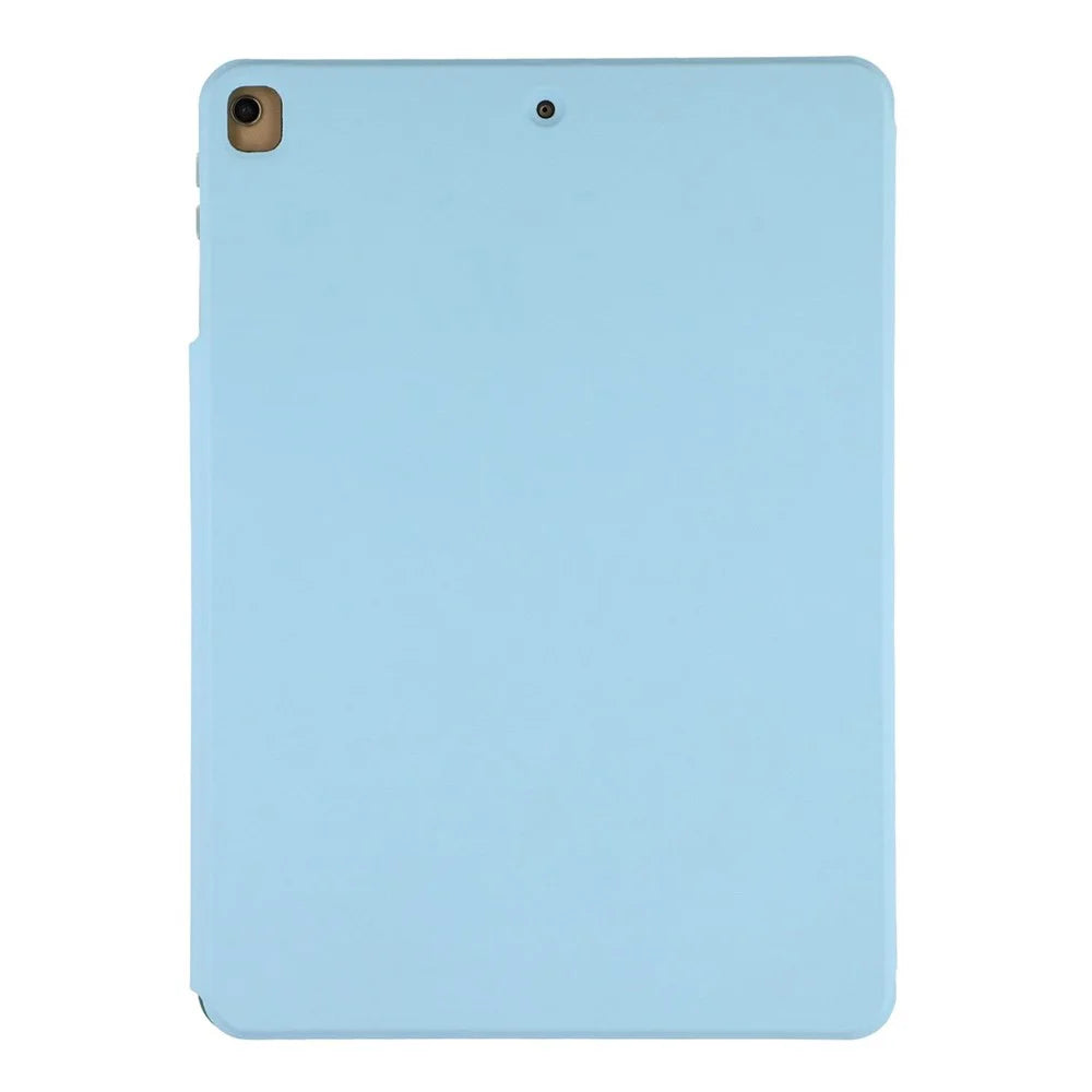 Tablet Case For iPad 10.2 (2021)  /  (2020)  /  (2019)  /  Air 10.5 inch (2019) Folding Stand Magnetic Leather Cover - Baby Blue - 6