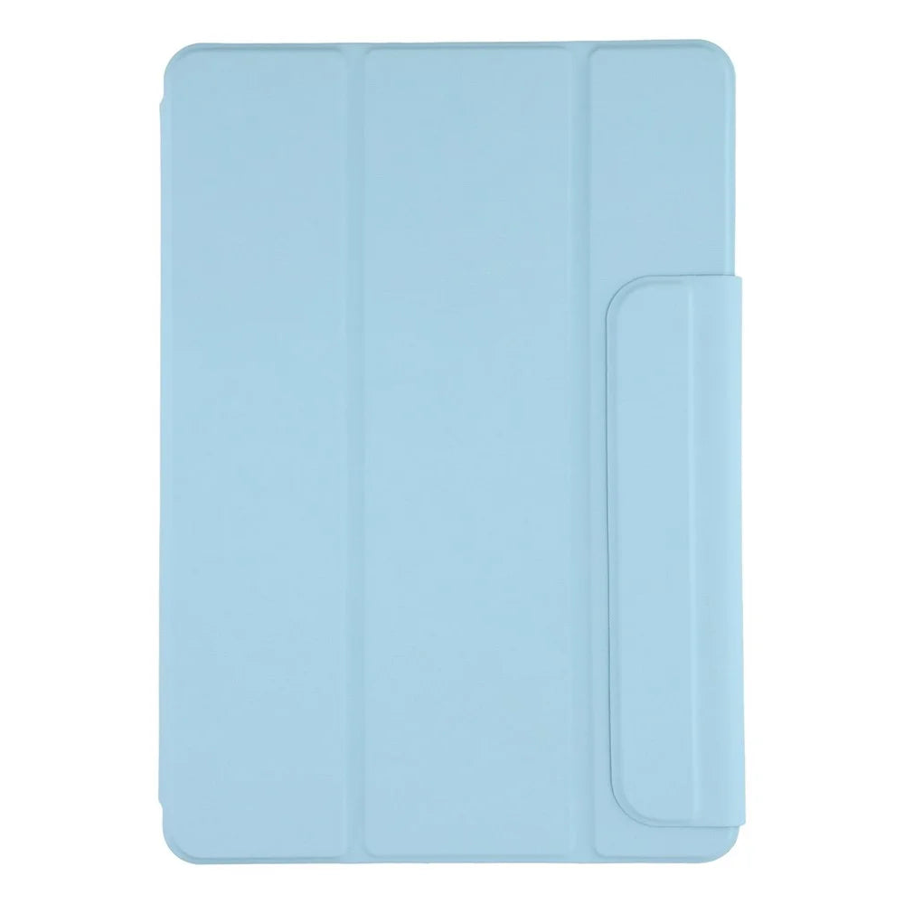 Tablet Case For iPad 10.2 (2021)  /  (2020)  /  (2019)  /  Air 10.5 inch (2019) Folding Stand Magnetic Leather Cover - Baby Blue - 7