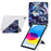 For iPad mini (2024) / (2021) Case Y-Fold Stand Pattern Print Leather + Clear Acrylic Tablet Cover with Pencil Holder - Phantom Wolf - 1