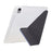 For iPad mini (2024) / (2021) Case Y-Fold Stand Pattern Print Leather + Clear Acrylic Tablet Cover with Pencil Holder - Phantom Wolf - 5