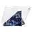 Tablet Case For iPad 9.7-inch (2018) / (2017) / Air 2 / Air (2013) , Y-Fold Stand Pattern Print Leather + Clear Acrylic Cover - Phantom Wolf - 2