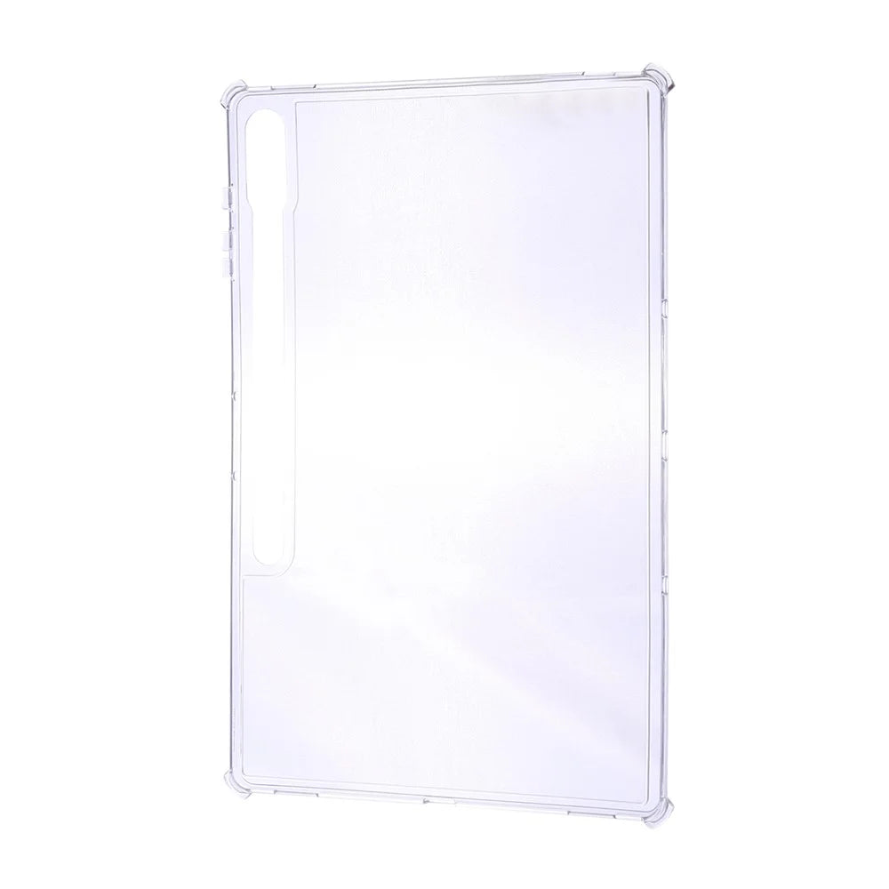 For Samsung Galaxy Tab S9 Ultra Clear Case 3 in 1 PC + TPU Shockproof Tablet Cover - Red - 4