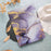 10-inch Tablet Universal PU Leather Case Stitching Marble Pattern Anti-scratch Protective Cover with Stand Card Holder - Purple Marble - 5