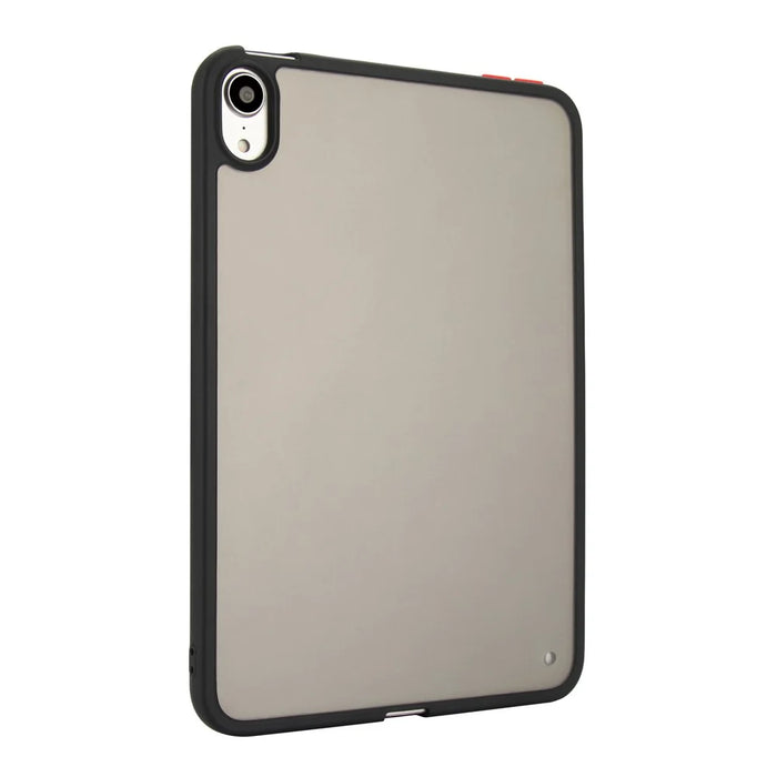 For iPad mini (2024)  /  (2021) Case Skin Touch Matte Acrylic TPU Shockproof Tablet Cover - Black - 2