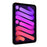 For iPad mini (2024)  /  (2021) Case Skin Touch Matte Acrylic TPU Shockproof Tablet Cover - Black - 3