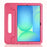 For Samsung Galaxy Tab S10 FE+ EVA Case Kids-Friendly Handle Tablet Cover with Kickstand - Rose - 3