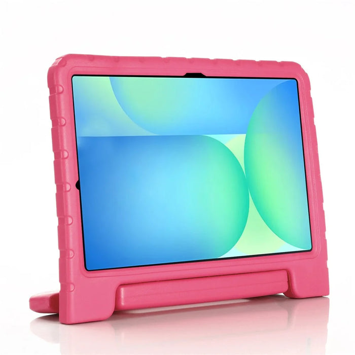 For Samsung Galaxy Tab S10 FE+ EVA Case Kids-Friendly Handle Tablet Cover with Kickstand - Rose - 4