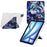 Tablet Case For iPad Air 11 (2026) / (2025) / (2024) / Air (2022) / (2020) / Pro 11 (2022) / (2021) / (2020) / (2018) , Pattern Leather + Acrylic Cover - Phantom Wolf - 1