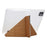 For iPad Pro 11 (2025) / (2024) Case Y-Fold Stand Pyramid-Patterned Leather + Clear Acrylic Tablet Cover with Pencil Holder - Gold - 4