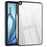 For iPad 10.2 (2021) / (2020) / (2019) Case TPU + Acrylic + PC Matte Shockproof Tablet Cover - Black - 1