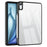 For iPad Air 11 (2026) / (2025) / (2024) / Air (2022) / (2020) Case TPU + Acrylic + PC Matte Shockproof Tablet Cover - Black - 1