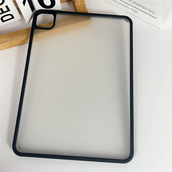 For iPad Pro 11 (2025) / 11 (2024) Case TPU + Acrylic + PC Matte Shockproof Tablet Cover - Black - 6