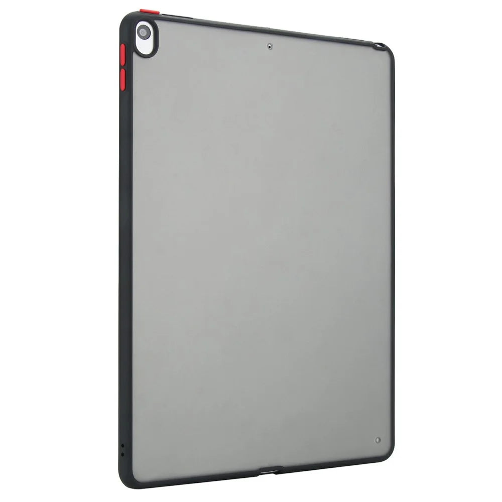 For iPad Air 10.5 inch (2019) Case Skin Touch Matte Acrylic TPU Shockproof Tablet Cover - Black - 7