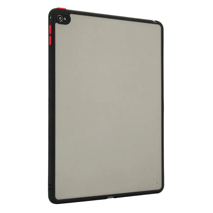 For iPad Air 2 Case Skin Touch Matte Acrylic TPU Shockproof Tablet Cover - Black - 7
