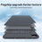 For iPad Pro 11 (2025) / 11 (2024) Case Carbon Fiber Texture Magnetic Detachable Foldable Kickstand Tablet Cover - Dark Grey - 5