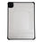 For iPad Pro 11 (2025) / 11 (2024) Case Hollow Frameless Ventilated TPU Acrylic Clear Tablet Cover - Black - 3