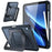 For iPad 10.9 (2022) Case Aluminum Alloy Foldable Kickstand TPU Acrylic Tablet Cover - 1