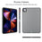 Tablet Case For iPad Pro 11 (2022)  /  (2021)  /  (2020) Skin Touch Matte Acrylic TPU Shockproof Cover - Black - 7