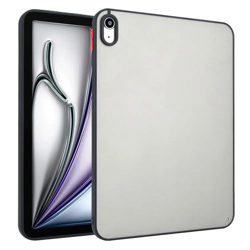 Tablet Case For iPad Air 11 (2026) / (2025) / (2024) / Air (2022) / (2020) Skin Touch Matte Acrylic TPU Shockproof Cover - Black - 1