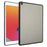 Tablet Case For iPad 10.2 (2021)  /  (2020)  /  (2019) Skin Touch Matte Acrylic TPU Shockproof Cover - Black - 1