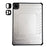 For iPad Air (2022)  /  (2020) Case Hollow Frameless Ventilated TPU Acrylic Clear Tablet Cover - Black - 1