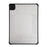 For iPad Air (2022)  /  (2020) Case Hollow Frameless Ventilated TPU Acrylic Clear Tablet Cover - Black - 2