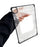 For iPad Air (2022)  /  (2020) Case Hollow Frameless Ventilated TPU Acrylic Clear Tablet Cover - Black - 5