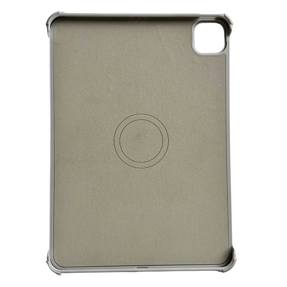 Magnetic Tablet Case For iPad Pro 11 (2022)  /  (2021)  /  (2020)  /  (2018) Borderless Carbon Fiber Acrylic Cover - Grey - 2