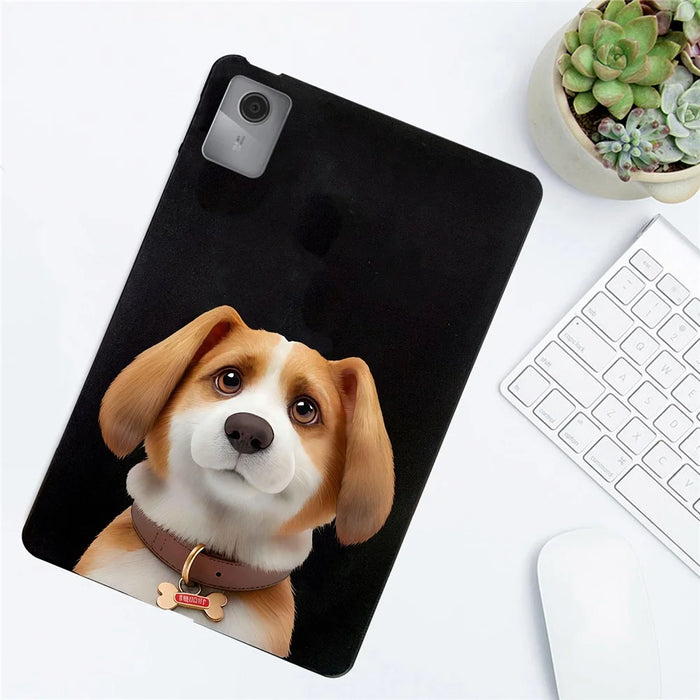 For Lenovo Tab K11 Gen 2 / Idea Tab / Xiaoxin Pad 11 2025 Case Pattern Printing Slim TPU Tablet Protective Cover - Harrier Beagle - 3