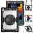 For iPad 10.2 (2021) / (2019) / (2020) Case PC + Silicone Tablet Cover with PET Film and Shoulder Strap - 1