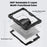 For iPad 10.2 (2021) / (2019) / (2020) Case PC + Silicone Tablet Cover with PET Film and Shoulder Strap - 6