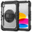 Tablet Case for iPad (2025) A3354 / iPad 10.9 (2022) A2696 PC + Silicone Cover with PET Film and Shoulder Strap - 3