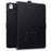 Wallet Case for iPad Air 10.5 inch (2019) / iPad 10.2 (2021) / (2020) / (2019) 3D Effect Cat Pattern Leather Stand Tablet Cover - Black - 1