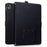Stand Case for iPad Air 11 (2026) / (2025) / (2024) / Air (2022) / (2020) 3D Effect Cat Pattern Leather Tablet Cover with Wallet, Stylus Holder - Black - 1
