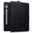 For Lenovo Tab P12 Case 3D Effect Cat Pattern Leather Stand Tablet Cover with Wallet, Stylus Holder - Black - 1