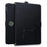 For OnePlus Pad Pro / Pad 2 Case 3D Effect Cat Pattern Leather Stand Tablet Cover with Wallet, Stylus Holder - Black - 1
