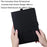 Wallet Case for Samsung Galaxy Tab A9 Leather Stand Tablet Cover with Stylus Holder, 3D Effect Cat Pattern - Black - 7
