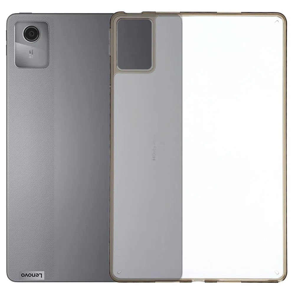 For Lenovo Tab K11 Gen 2 / Idea Tab / Xiaoxin Pad 11 2025 Case Flexible TPU + Acrylic Tablet Shockproof Protective Cover - Grey - 1