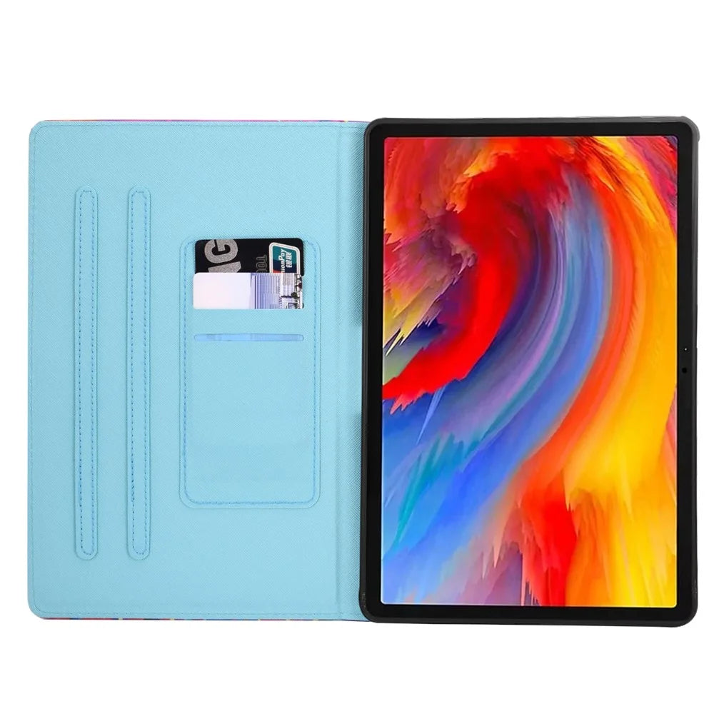 For Lenovo Xiaoxin Pad 11 2025 Case Pattern Printing Leather Tablet Cover with Card Holder - Bird - 2