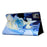 For Lenovo Xiaoxin Pad 11 2025 Case Stand Pattern Printed Leather Cover - Blue Marble - 4