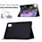 For Lenovo Xiaoxin Pad 11 2025 Case Card Holder Pattern Print Leather Cover - Golden Butterflies - 6