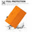 For Lenovo Xiaoxin Pad 11 2025 Case Card Slots Block Pattern Leather Cover - Khaki - 7