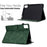 For Lenovo Xiaoxin Pad 11 2025 Case Cats Imprinted PU Leather Card Slots Tablet Cover - Green - 6