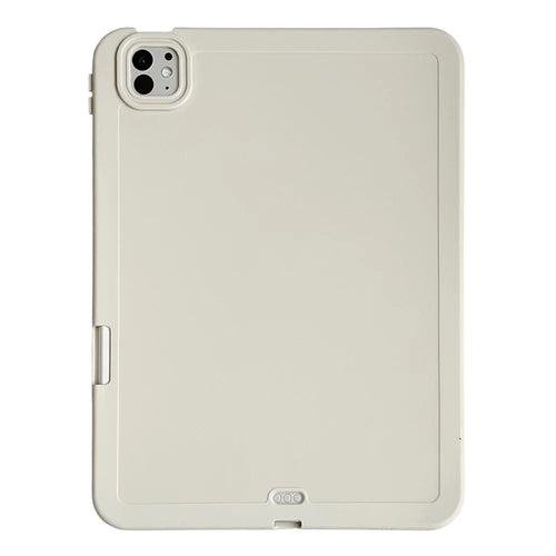 For iPad Pro 11 (2025) / 11 (2024) Case Shockproof Soft TPU Tablet Cover with Pencil Holder - White - 1