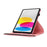 For iPad (2025)  /  10.9 (2022) Case Rotating Stand Building Block Imprinted Leather Tablet Cover - Pink - 3