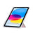 For iPad (2025)  /  10.9 (2022) Case Y-Fold Stand Glitter Leather TPU Acrylic Clear Tablet Cover - Rose Gold - 3