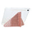 Tablet Case For Samsung Galaxy Tab S10 FE  /  S9 FE  /  S9 Y-Fold Stand Glitter Leather TPU Acrylic Clear Cover - Rose Gold - 3