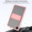 For Samsung Galaxy Tab A9 Case with Kickstand TPU + PC Skin-Touch Tablet Cover - Pink - 6