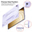 For Samsung Galaxy Tab A9+ Case Anti Drop Clear TPU Tablet Cover - Transparent Purple - 7