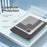 Tablet Case with Side Pencil Slot for iPad Pro 11 (2022) / (2021) / (2020) / (2018) Acrylic + TPU + PU Leather Flip Cover - Sky Blue - 2